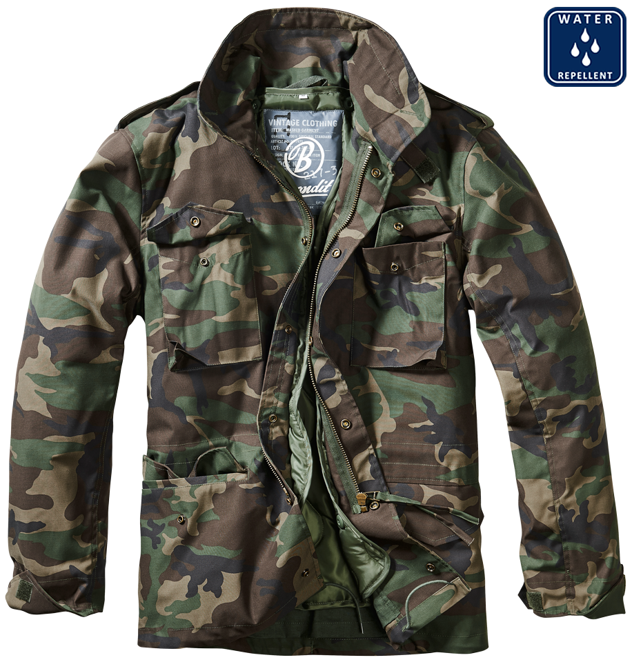 M-65 Classic field jacket woodland Woodland | Apparel \ Jackets \ Field ...
