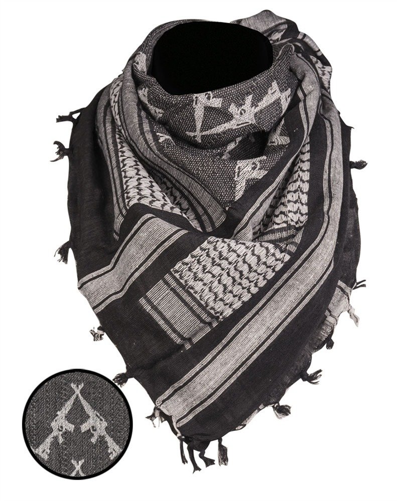 military scarf black