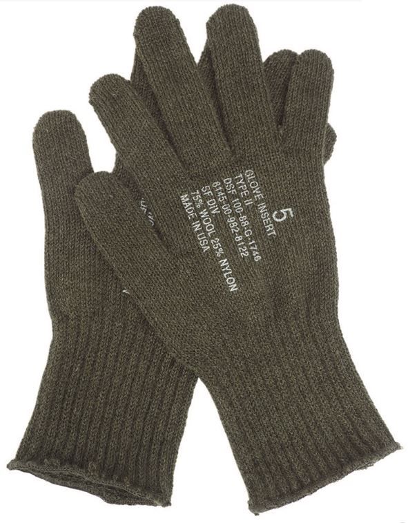 wool military gloves