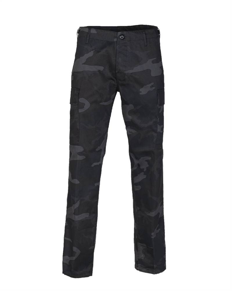 US RANGER FIELD PANTS - BLACK CAMO - MIL-TEC | Apparel \ Pants \ Field ...