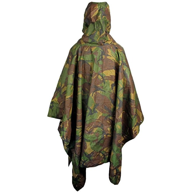  Dutch Army Camo Poncho - Used 