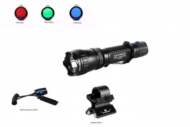  Flashlight Olight M20SX Javelot Hunting Set