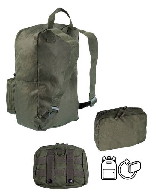  US ASSAULT ULTRA-COMPACT BACKPACK - 15 L - RANGER GREEN