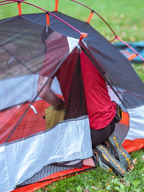 2-PERSON TENT MAGNUM SFERIS - JUNE BUG/ ORANGE - ELBRUS