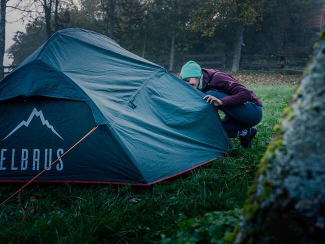 2-PERSON TENT MAGNUM SFERIS - JUNE BUG/ ORANGE - ELBRUS