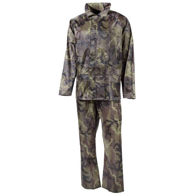 2-PIECE RAIN SUIT, M 95 CZ CAMO - MFH