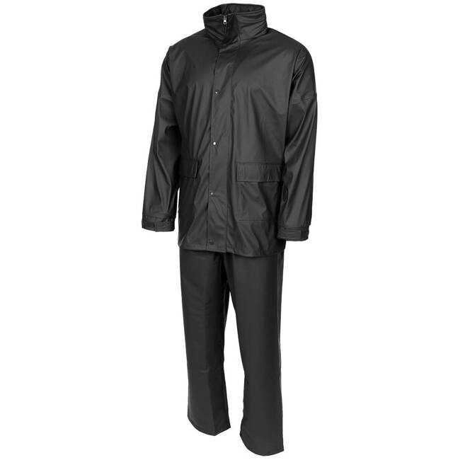 2-PIECE RAIN SUIT "PREMIUM", BLACK - MFH