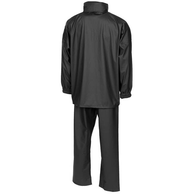 2-PIECE RAIN SUIT "PREMIUM", BLACK - MFH