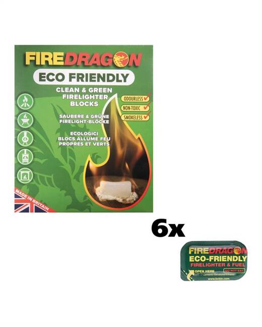 6 FUEL TABLETS - FIRE DRAGON