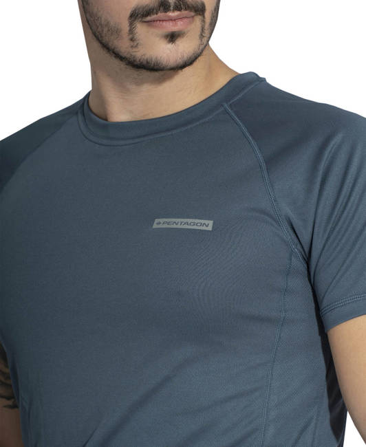 ACTIVITY T-SHIRT - "BODY SHOCK" - Pentagon® - CHARCOAL BLUE