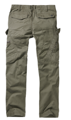 ADVEN SLIM FIT TROUSERS - OLIVE - BRANDIT