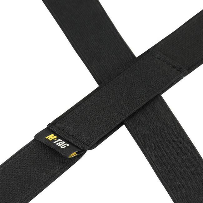 AJUSTABLE ELASTIC SUSPENDERS L7 - BLACK - M-TAC