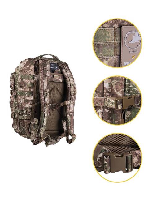 AMERICAN LARGE ASSAULT MOLLE BACKPACK 36L, PHANTOMLEAF WASP I Z2 - MIL-TEC