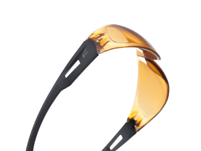 ANTI-FOG BALLISTIC EYEWEAR - "DRAGON FIRE" - Edge Tactical® - TIGER'S EYE/ORANGE