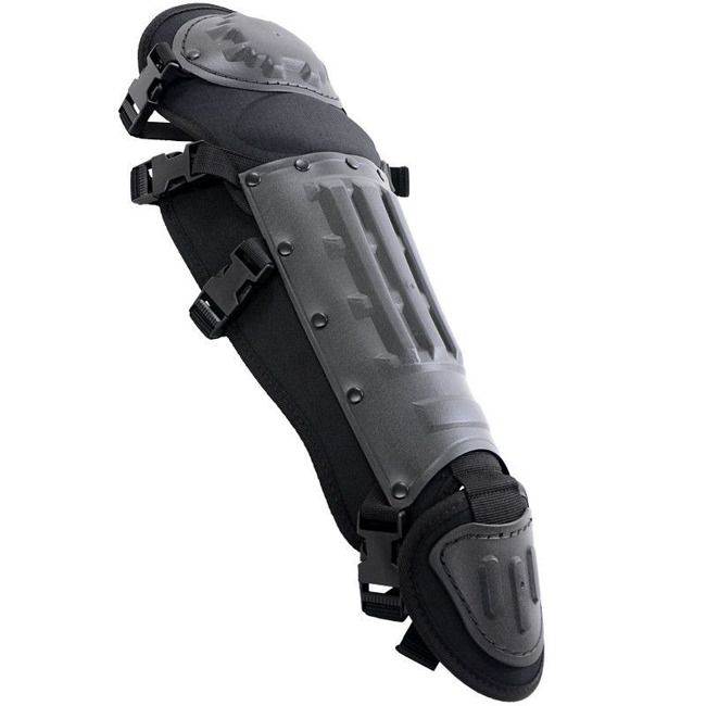 ANTI RIOT LEG PROTECTION - BLACK - MILTEC