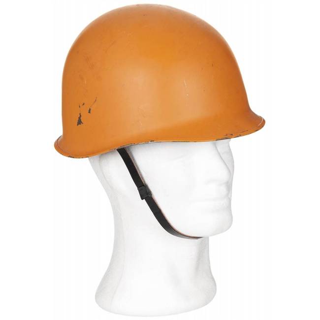 AUSTRIAN HELMET "M1" WITH PVC INNER PART, ORANGE - USED