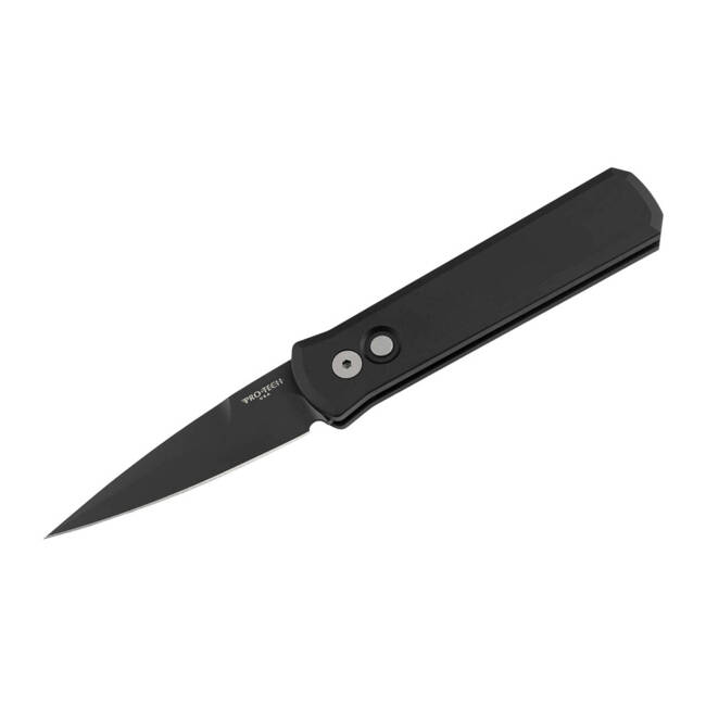 AUTOMATIC KNIFE 721 GODSON ALUMINUM BLACK DLC - PRO-TECH