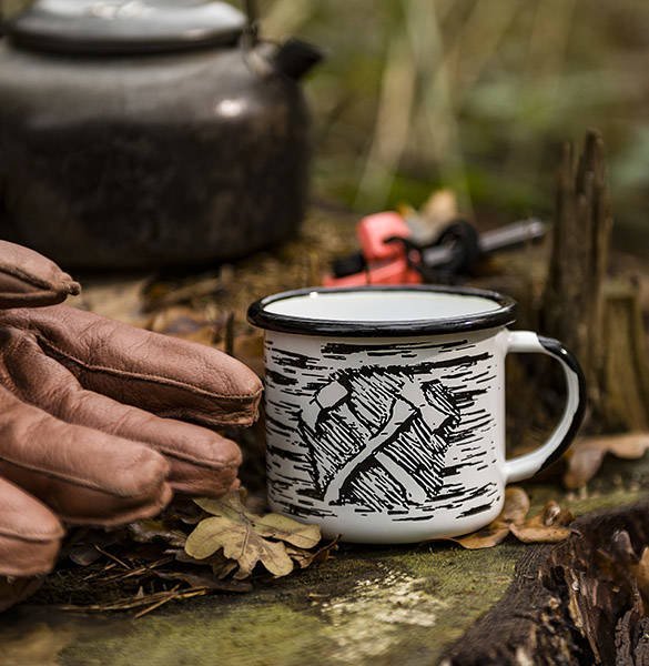 AXE ENAMEL MUG 0,35 L - HELIKON