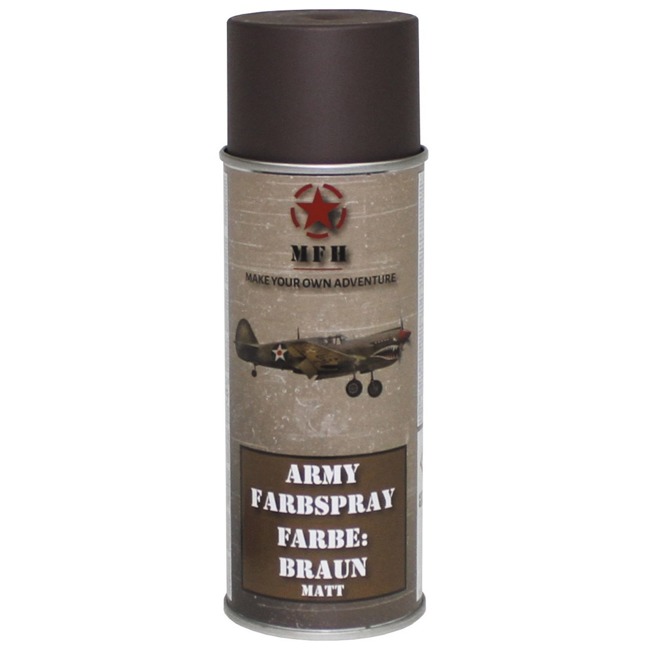 Army Spray Paint - BROWN - RAL8027 - mat - 400 ml