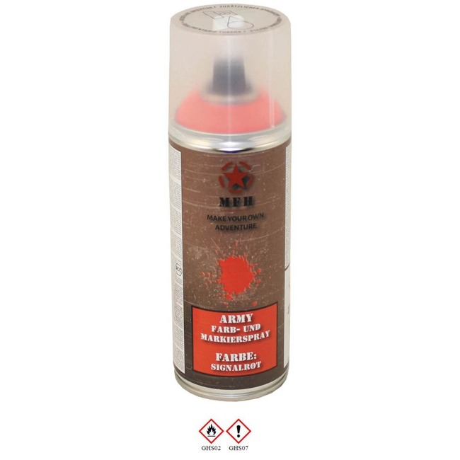 Army Spray Paint - SIGNAL RED - RAL2005 - 400 ml