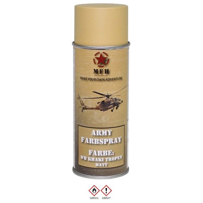 Army Spray Paint - WH KHAKI TROPEN - RAL1002 - mat - 400 ml