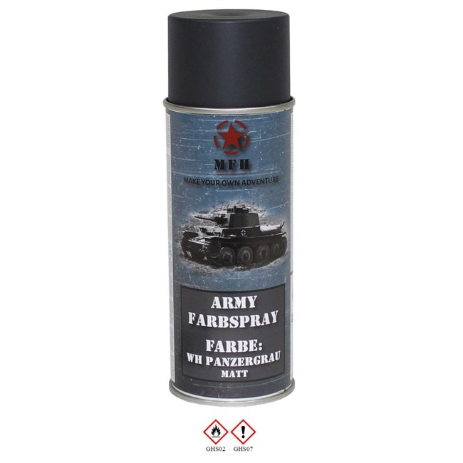 Army Spray Paint - WH TANK GREY - RAL7016 - mat - 400 ml 