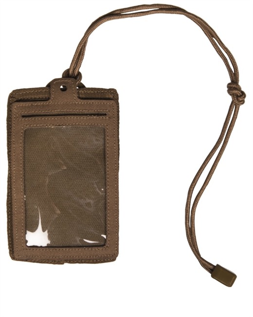 BADGE HOLDER - ID CARD HOLDER - DARK COYOTE 