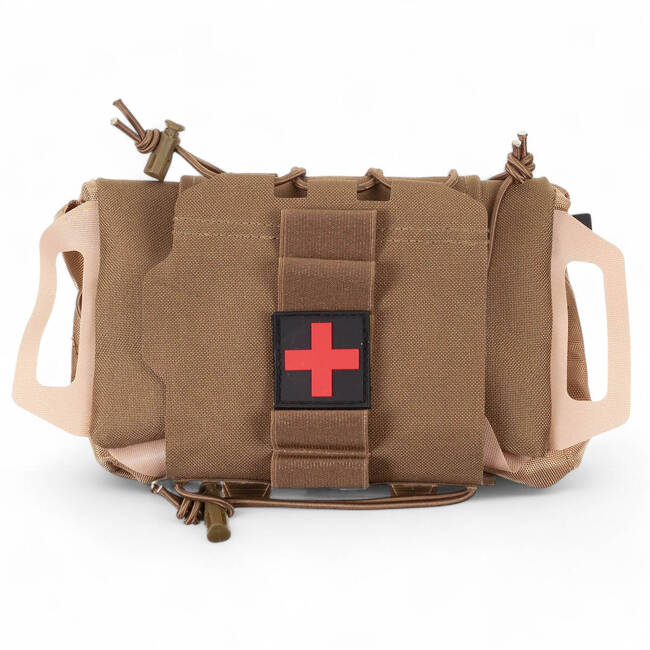 BAG, POUCH - FIRST AID -TACTICAL IFAK - MFH - COYOTE TAN