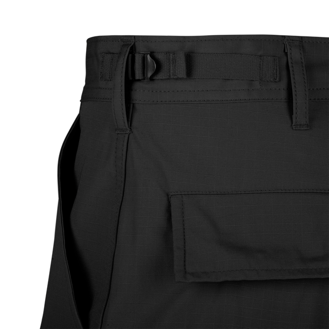 BDU SHORTS - POLYCOTTON RIPSTOP - Helikon-Tex® - BLACK