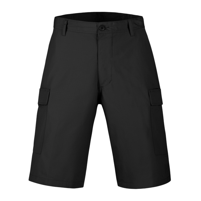 BDU SHORTS - POLYCOTTON RIPSTOP - Helikon-Tex® - BLACK