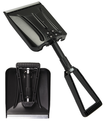 BLACK ABS FOLDABLE SNOW SHOVEL