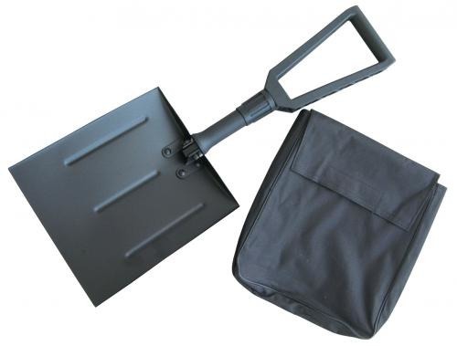 BLACK ALUMINIUM SNOW SHOVEL 