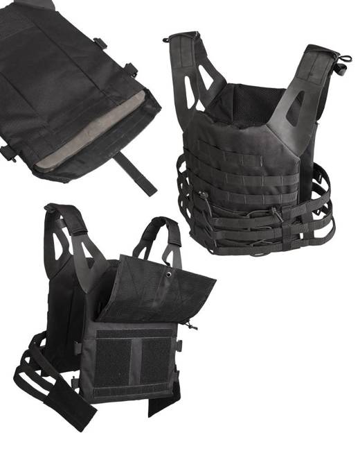 BLACK PLATE CARRIER VEST GEN.II