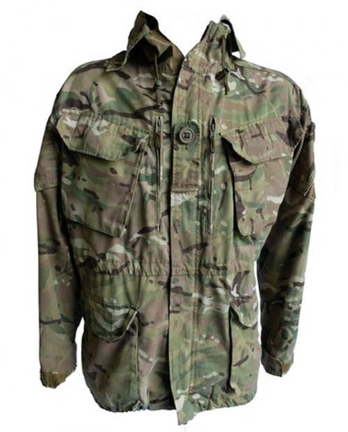 BRITISH ARMY MTP CAMO COMBAT SMOCK USED 