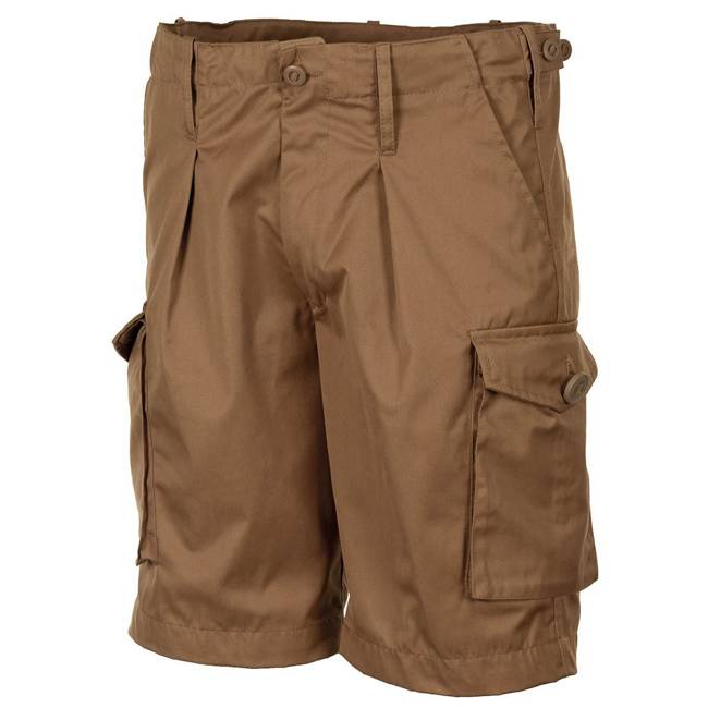 BRITISH BERMUDAS, SHORTS - "COMBAT" - MFH® - COYOTE TAN