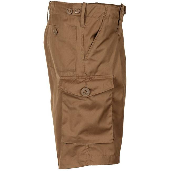 BRITISH BERMUDAS, SHORTS - "COMBAT" - MFH® - COYOTE TAN