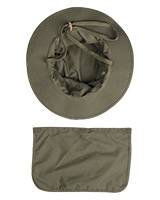 BRITISH BOONIE HAT WITH NECK FLAP - RIPSTOP - Mil-Tec® - OD