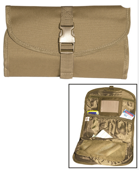 BRITISH TOILET BAG - 26.5 x 16.5 CM - Mil-Tec® - COYOTE