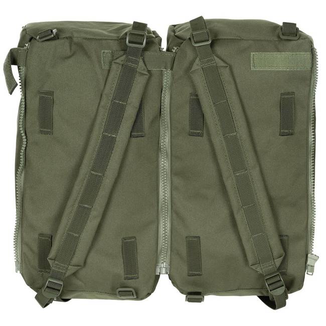 BUNDESWEHR MOUNTAIN BACKPACK - WITH 2 SIDE BAGS - 80 L - MFH® - OD GREEN