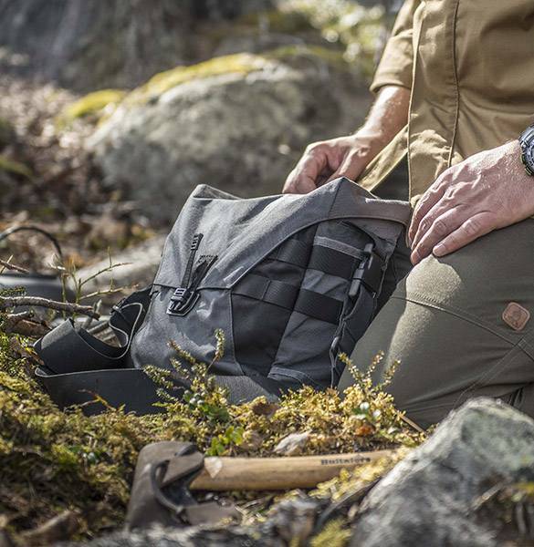 BUSHCRAFT HAVERSACK BAG® - CORDURA® - Helikon-Tex® - SHADOW GREY/BLACK