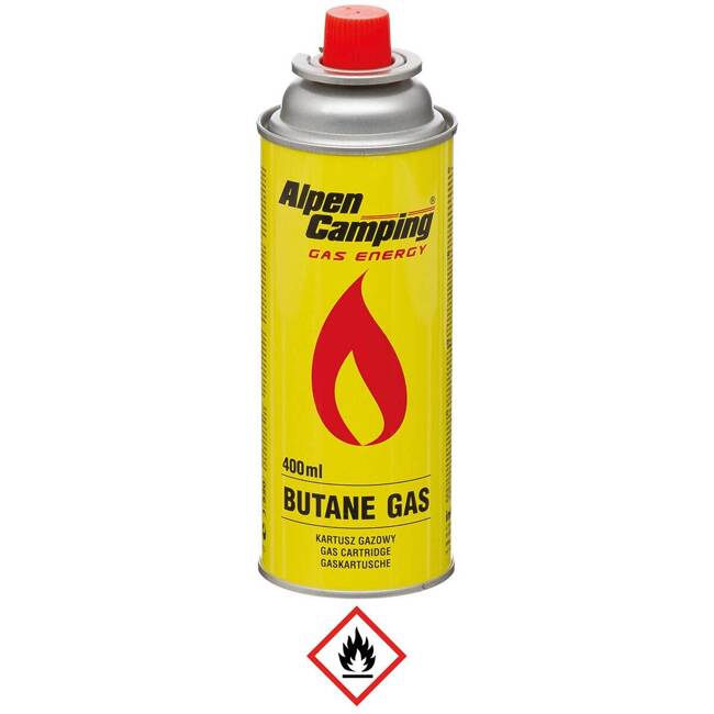 BUTANE GAS CARTRIDGE - 400 ML / 220 G - MFH