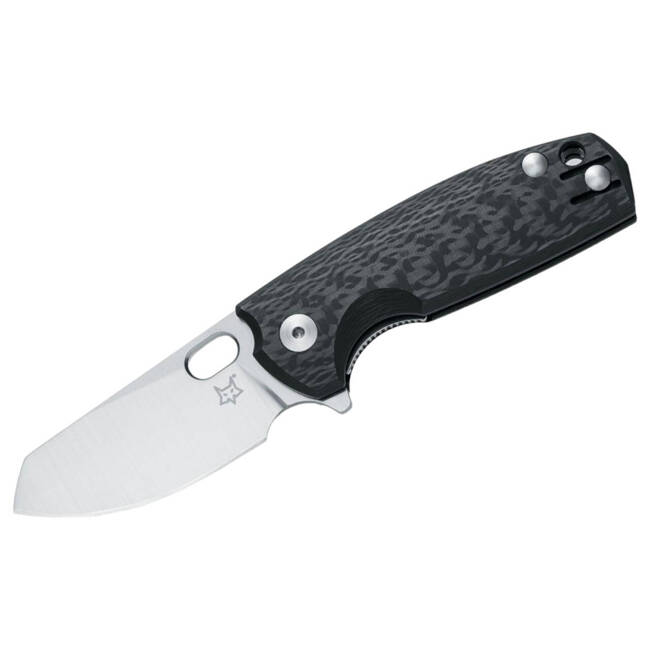 Baby Core Carbon Black Pocket Knife - Fox Knives