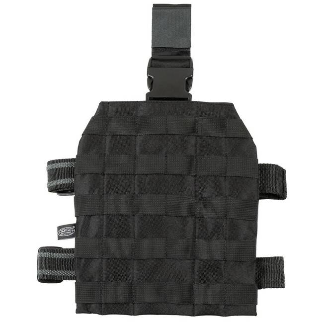 Base Plate for Molle System, leg fastening, black