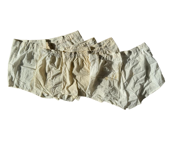 Boxer Shorts - Cotton - Romanian Military Surplus - 10 Pack - Used