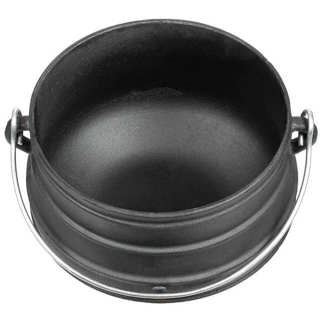 CAST IRON POT - 5 L - BLACK - FOX® Outdoor