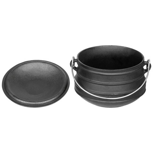 CAST IRON POT - 5 L - BLACK - FOX® Outdoor