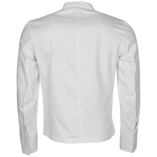 CHEF JACKET - WHITE - SWEDISH MILITARY SURPLUS - LIKE NEW