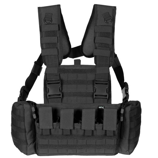 CHEST RIG - "MISSION" - MFH® - BLACK