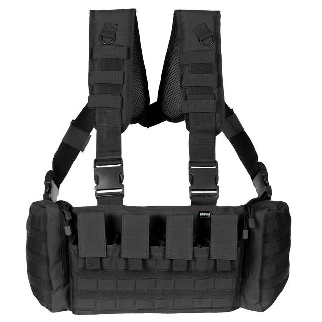 CHEST RIG - "MISSION" - MFH® - BLACK