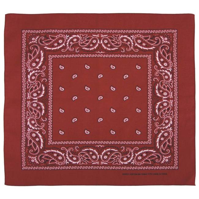 CLASSIC BANDANA - 55 x 55 CM - MFH® - BURGUNDY